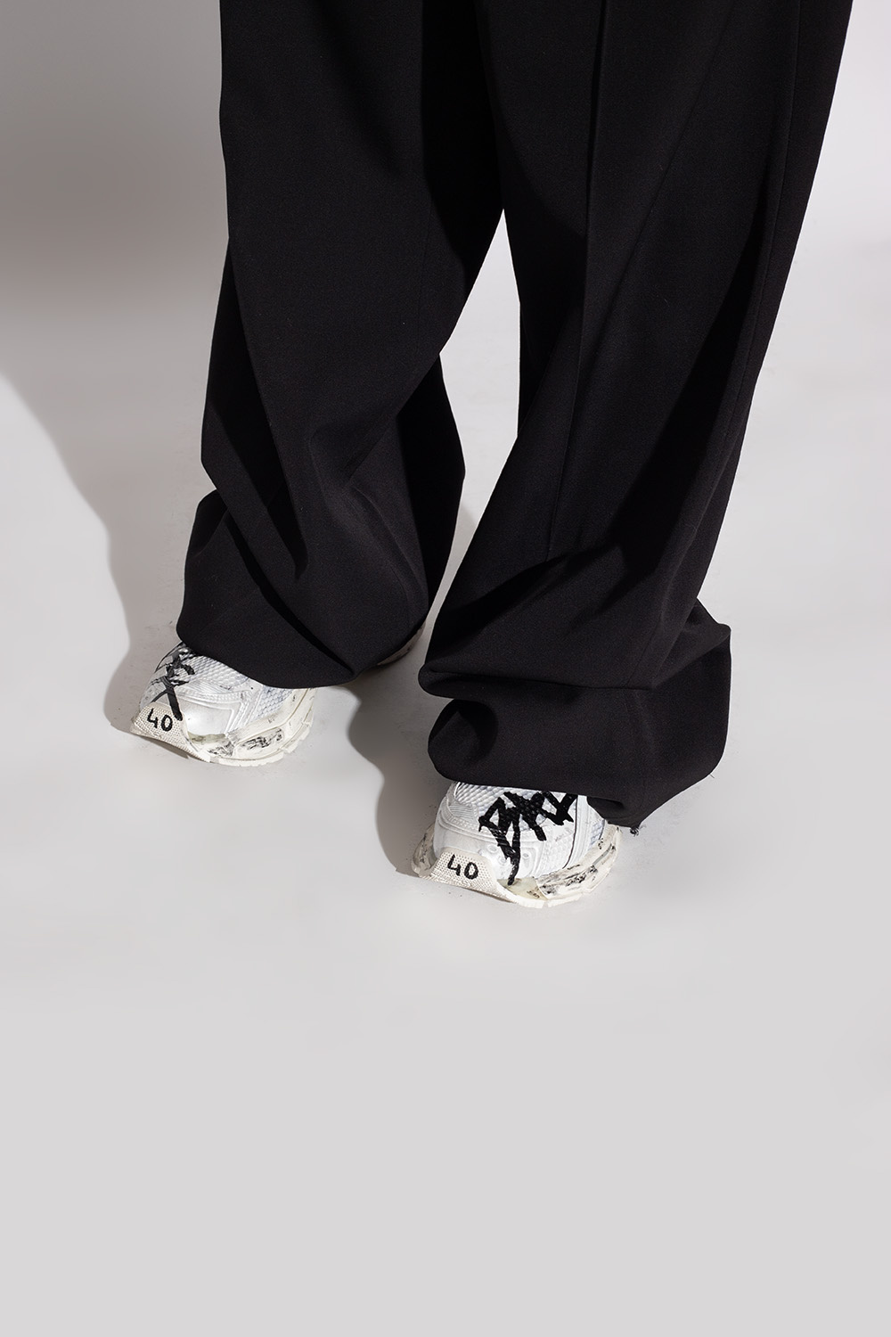 Grey 'Runner' sneakers Balenciaga - SchaferandweinerShops